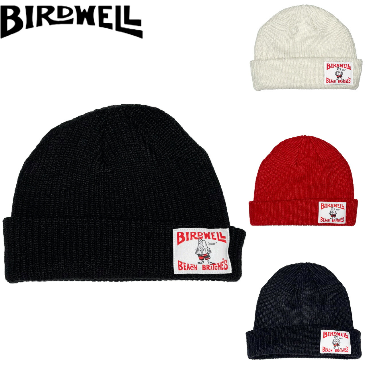 BIRD WELL バードウェル License Plate Watchcap Beanie ライセンスプレート ワッチキャップ ビーニー bwbeanie