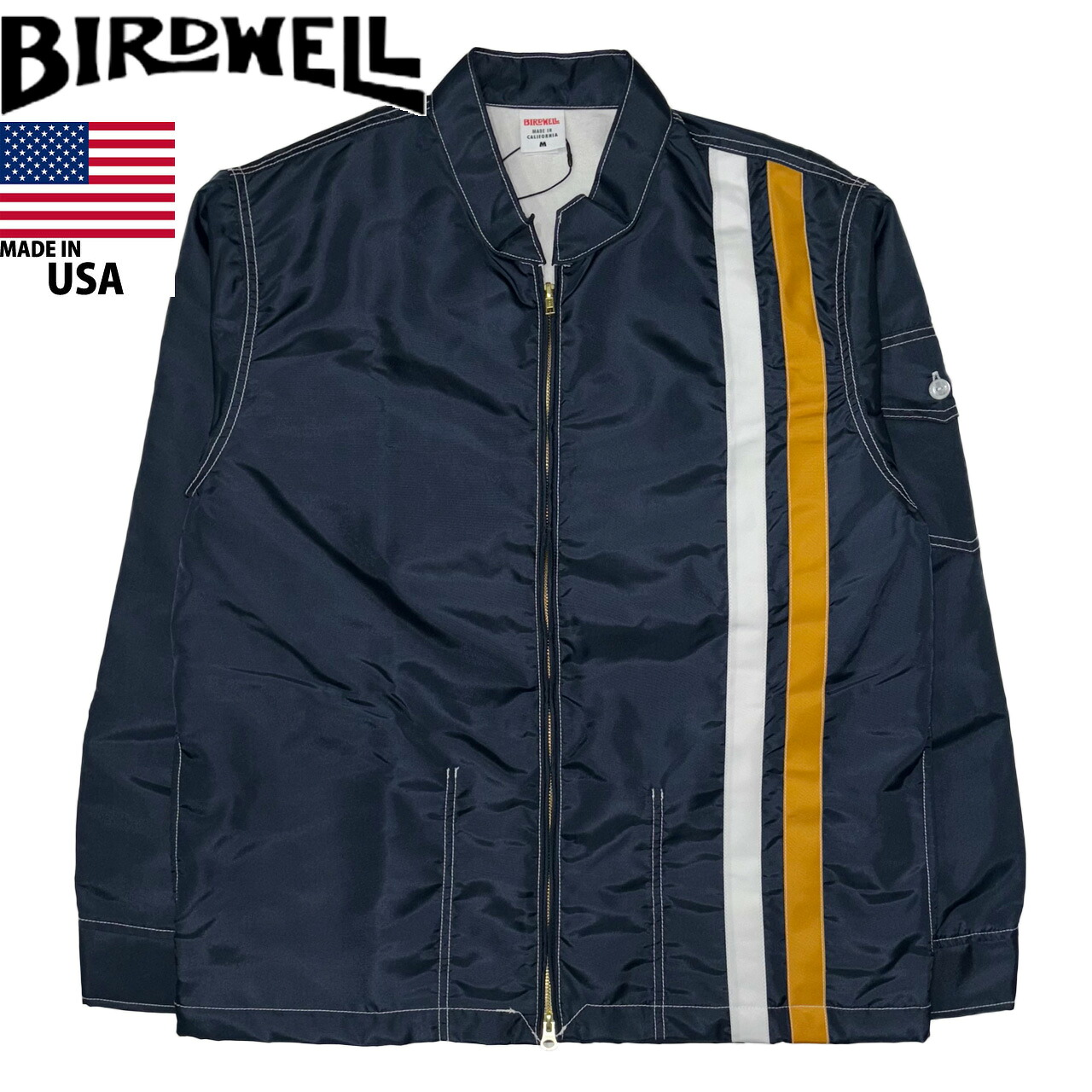 BIRD WELL バードウェル Racing Jacket 25 レーシングジャケット25 NAVY/WHITE/GOLD racingjacketnwg 29,700円