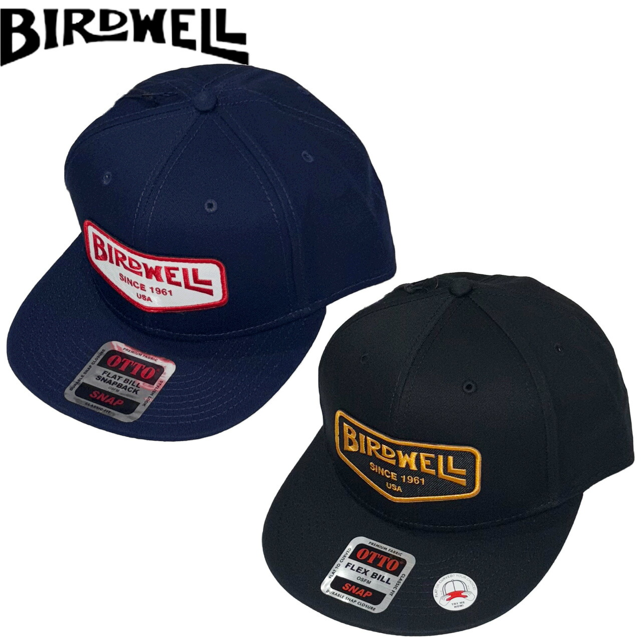 楽天市場】ハット キャップ BIRDWELL ”Wordmark Nylon Bucket