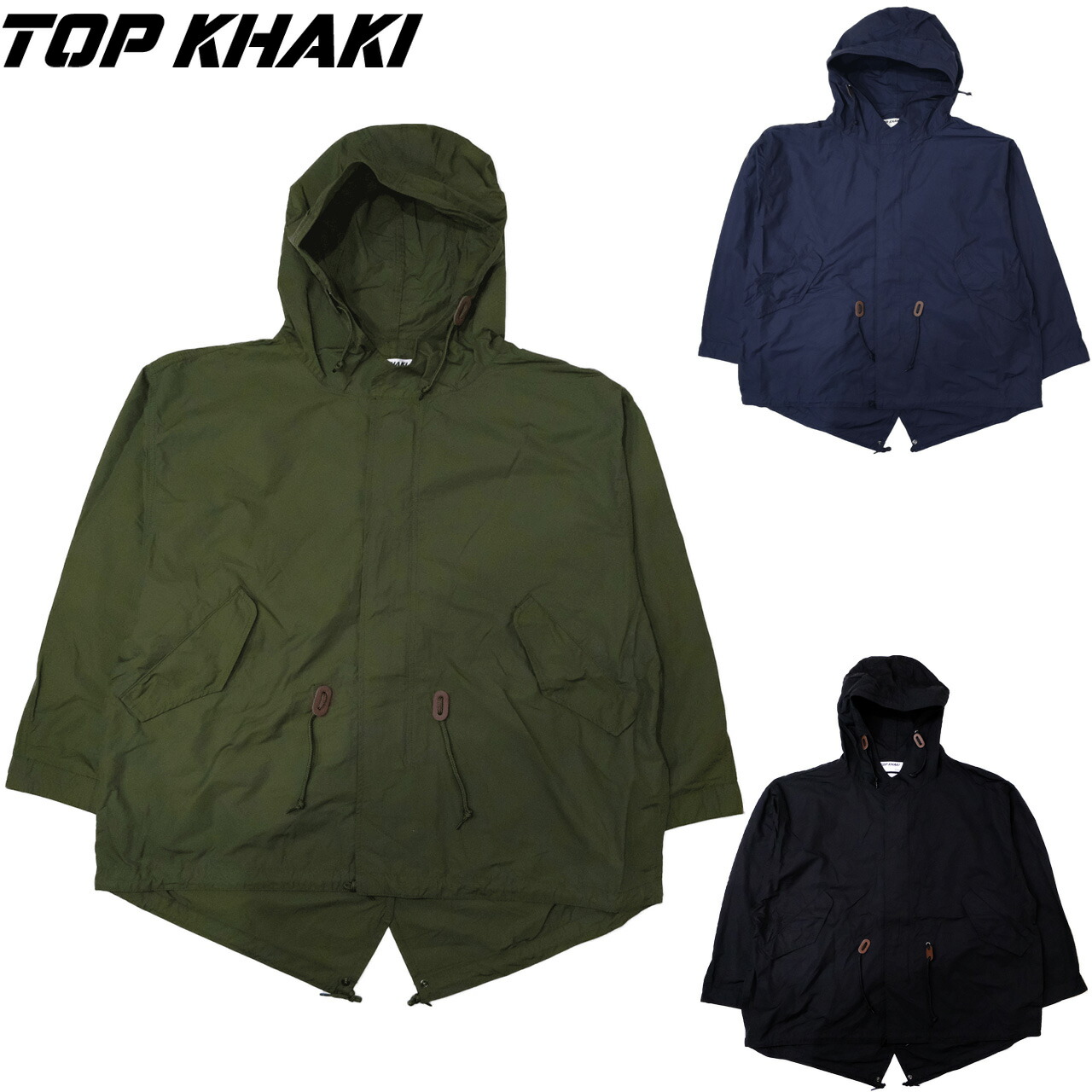 TOP KHAKI いの一番カーキ M51 SHORT PARKA 遊撃手 パーカー TK254L05 メンズファッション-コート・ジャケット
