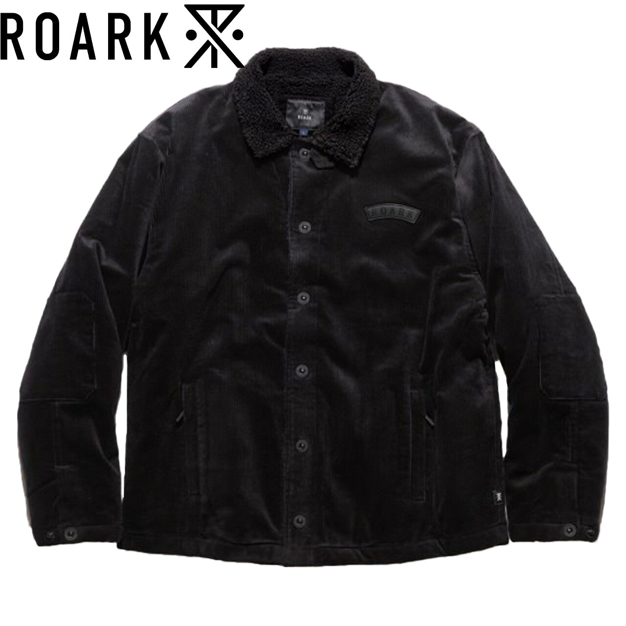 ROARK ロアーク HEBRIDES シャツジャケット ボアフリース BLACK RJJ1152-BLK｜リブラセレクトストア