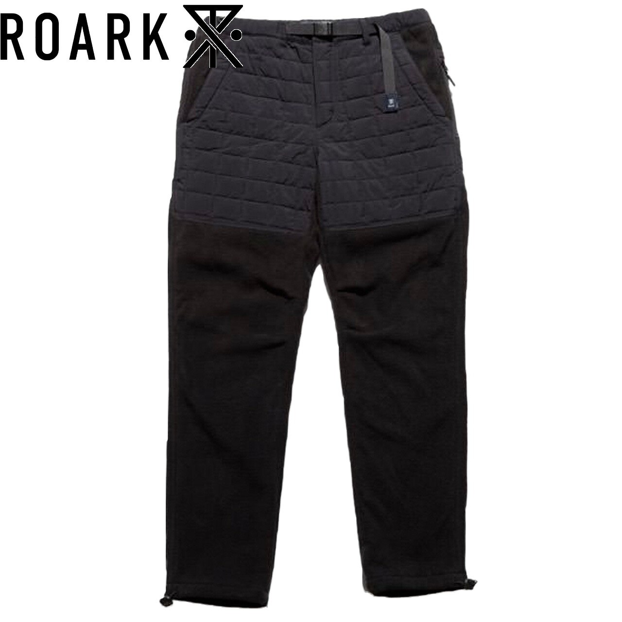 ROARK ロアーク GEN3 FLEECE PANT 2.0 - NARROW パンツ フリース BLACK RPJ1170-BLK