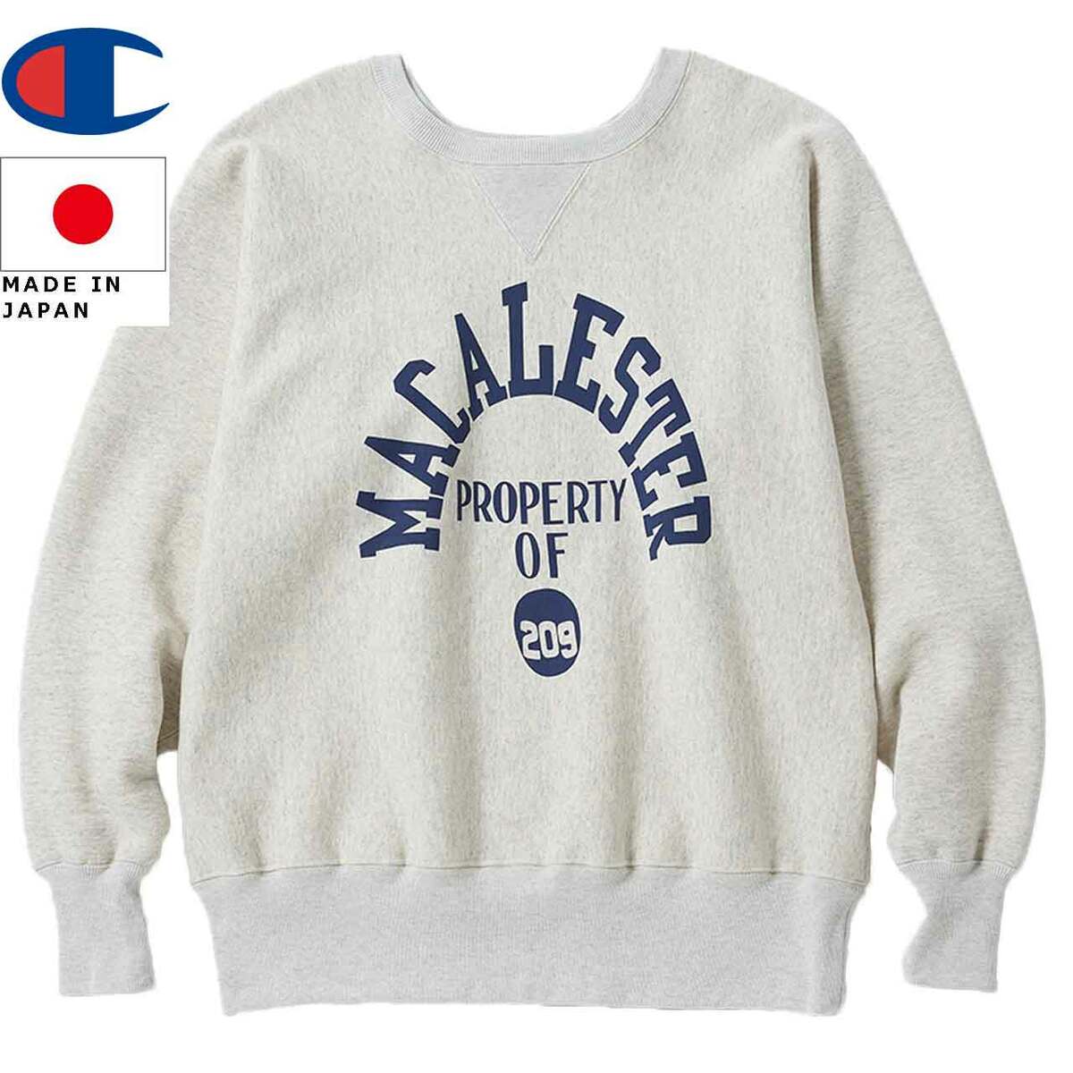 Champion はやりっ児 トレーナー リバースウィーブ(R) 1st専売特許青写真 クルーネックスウェットシャツ TRUE TO ARCHIVES C3-U037