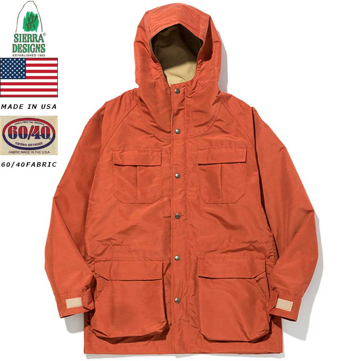 シェラデザインズ SIERRA DESIGNS MOUNTAIN PARKA マウンテン・パーカー made in USA 7910 RustVtan