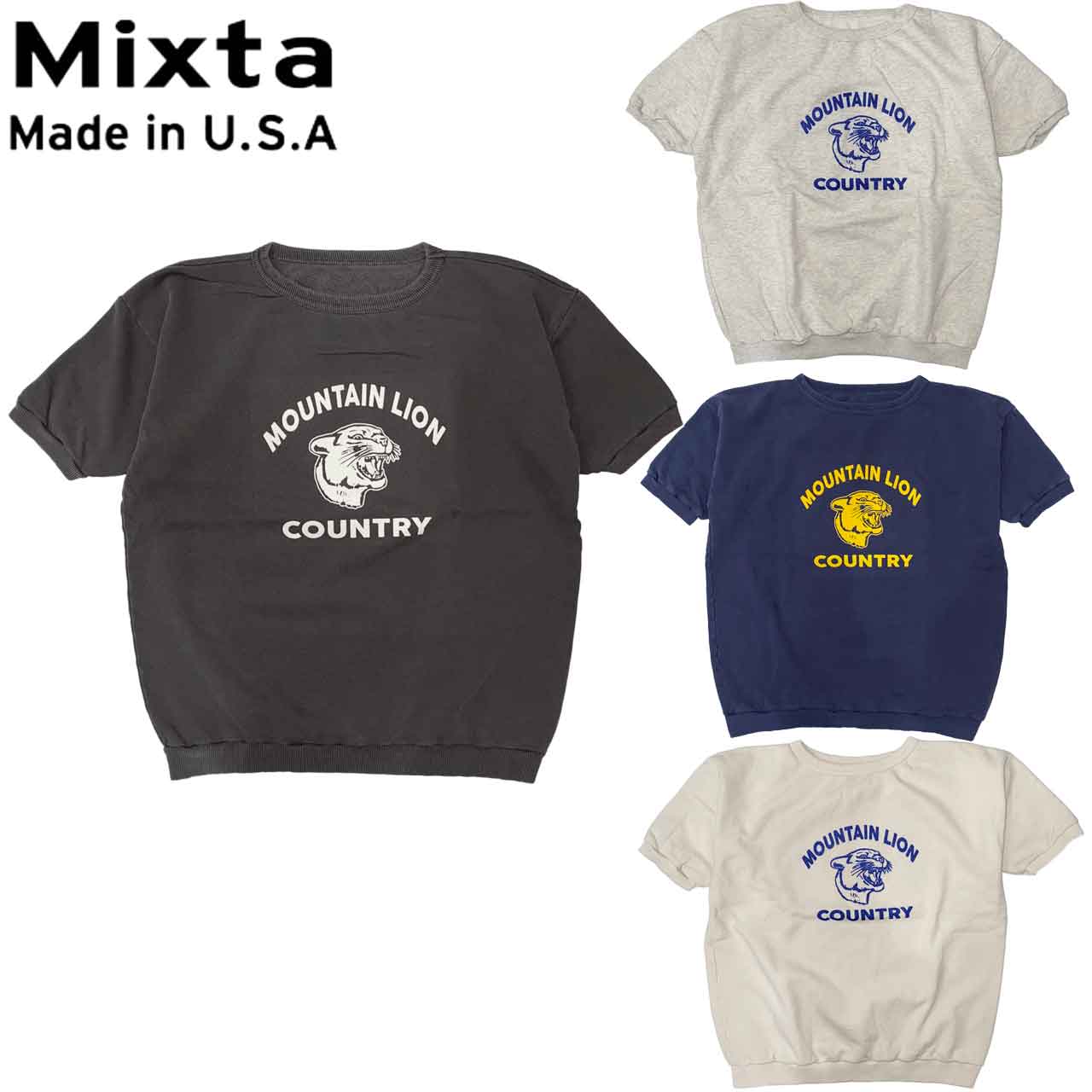 MIXTA KINGSCANYONロゴTシャツ BEAVER｜MIXTA/ミクスタ CREW KINGS CANYON Tシャツ | Rakuten
