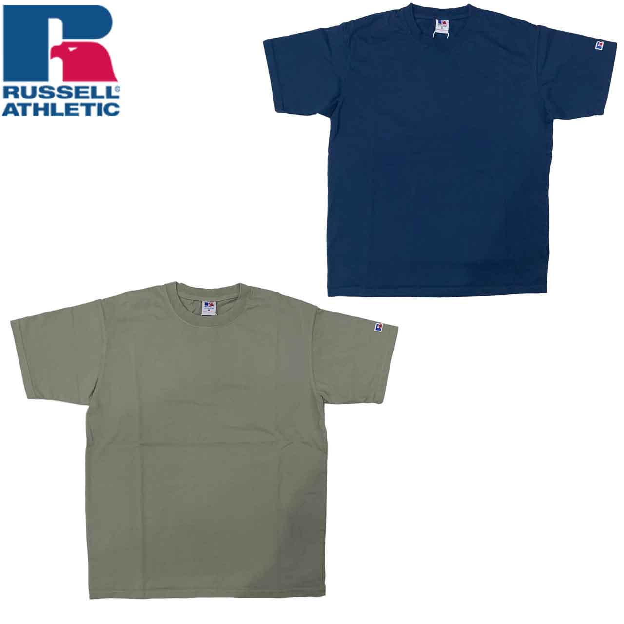 楽天市場】ラッセル Tシャツ メンズ 半袖 リンガー Russel Athletic