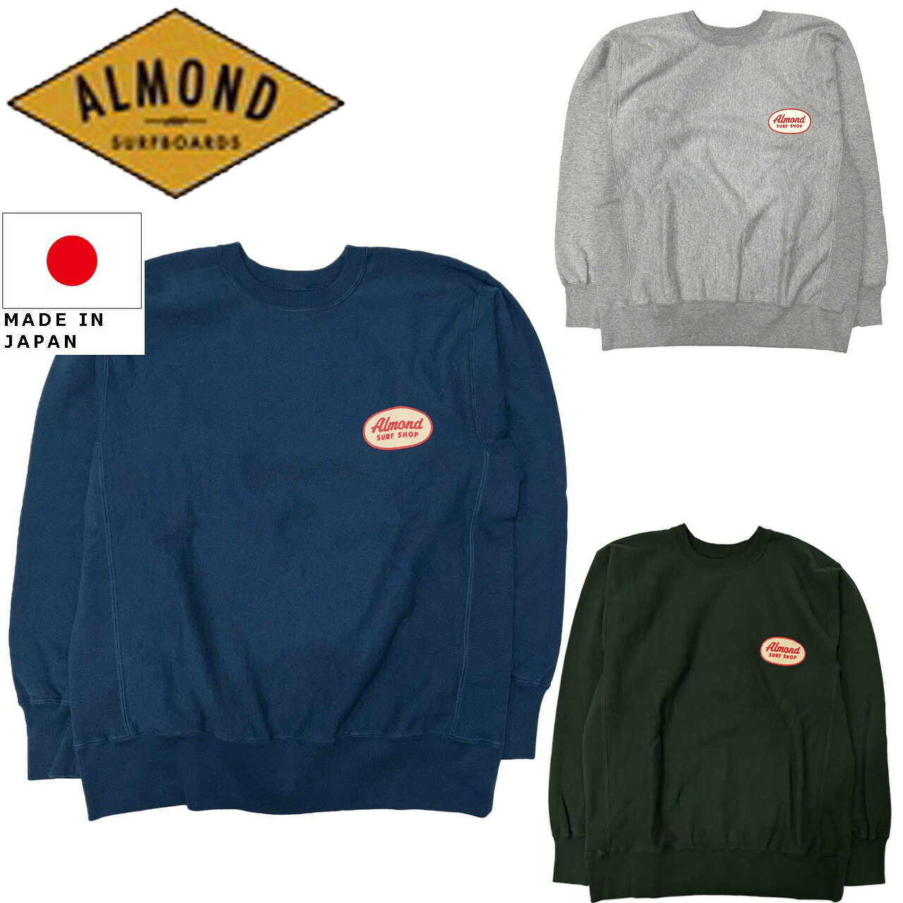 ALMOND SURFBORDS アーモンドサーフボード ALMOND OVAL 流汗 GF2355