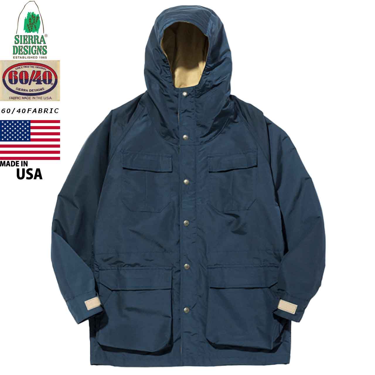 SIERRA DESIGNS シェラデザインズ ORIGINAL MOUNTAIN PARKA オリジナル マウンテンパーカー Midnight/V.Tan ミッドナイト/Vタン 7910 60/40 64クロス|リブラセレクトストア