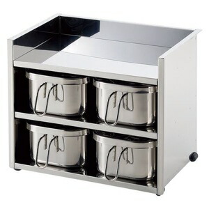 細工場アイザワ UTILE serve-pot 調味料仕合わせ 4pc 大 6210