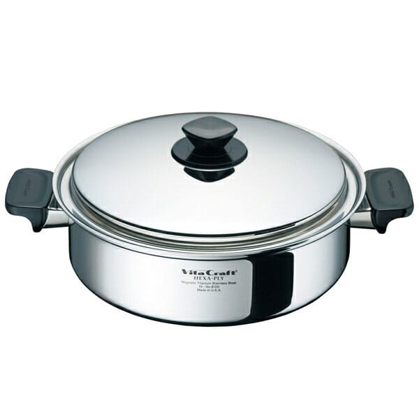 楽天市場】ビタクラフト ウルトラカパー 両手ナベ 4.0L 深型 No.9025