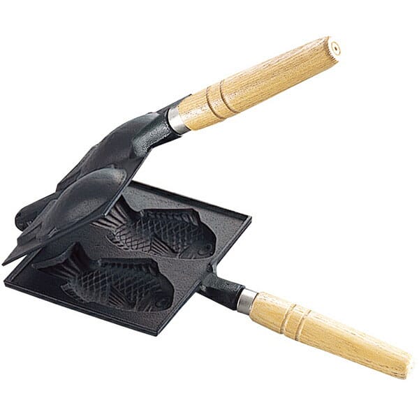 たい焼き　天然物　当時物　鋳物製　一丁焼き 楽天市場】本職用 元祖たい焼き 一丁焼き(一匹用) 鉄鋳物製 たい