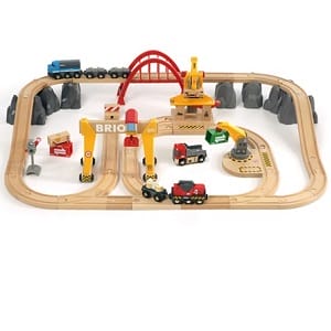 BRIO ブリオ 軌跡通い路 カーゴレールデラックスセット 33097