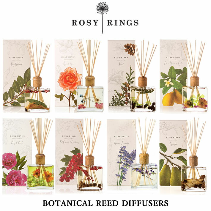 インテリアとして空間を美しく演出 Botanical ディフューザー ロージーリングス アロマ お香 Reed Rings 390ml Rosy インテリア インテリア Diffusers 匂い 6 9カ月持続 ボタニカル アロマ お部屋 花 390ml エッセンシャル オイル 玄関 ハンドメイド 天然 ナチュラル