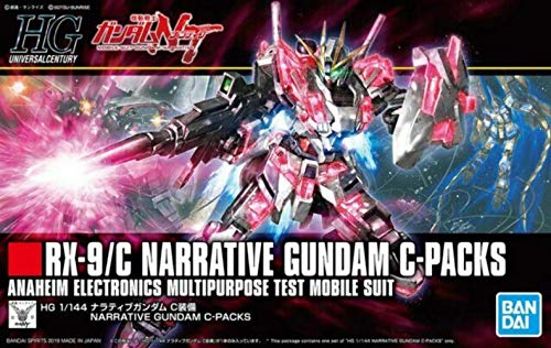 HGUC 機動戦士ガンダムNT ナラティブガンダム C装備 1/144スケール 色分け済みプラモデル画像