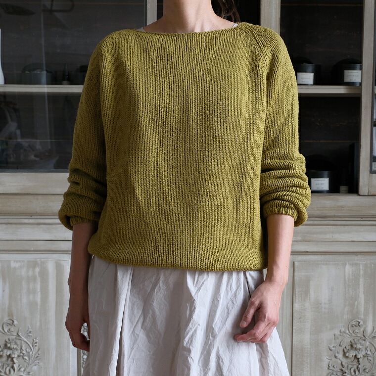 【MORE SUMMER】apuntob 26SS Knit wear heavy wild silk【全2色】|LICAVOU select