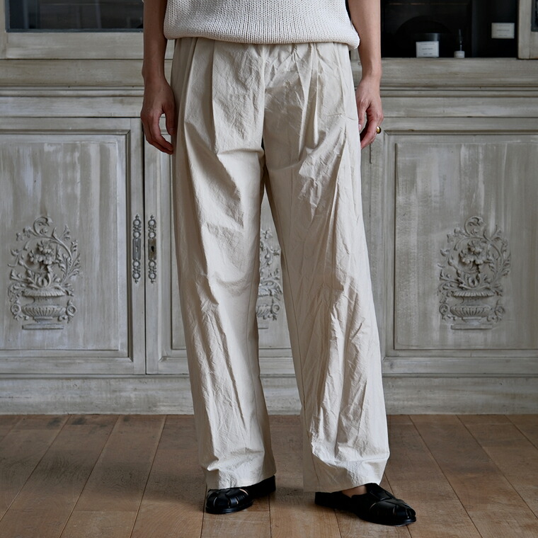 apuntob 26SS Trousers tech popeline【全3色】|LICAVOU select