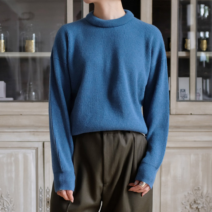 最大66%OFFクーポン Cristaseya 22AW PADDED COLLAR CASHMERE SWEATER