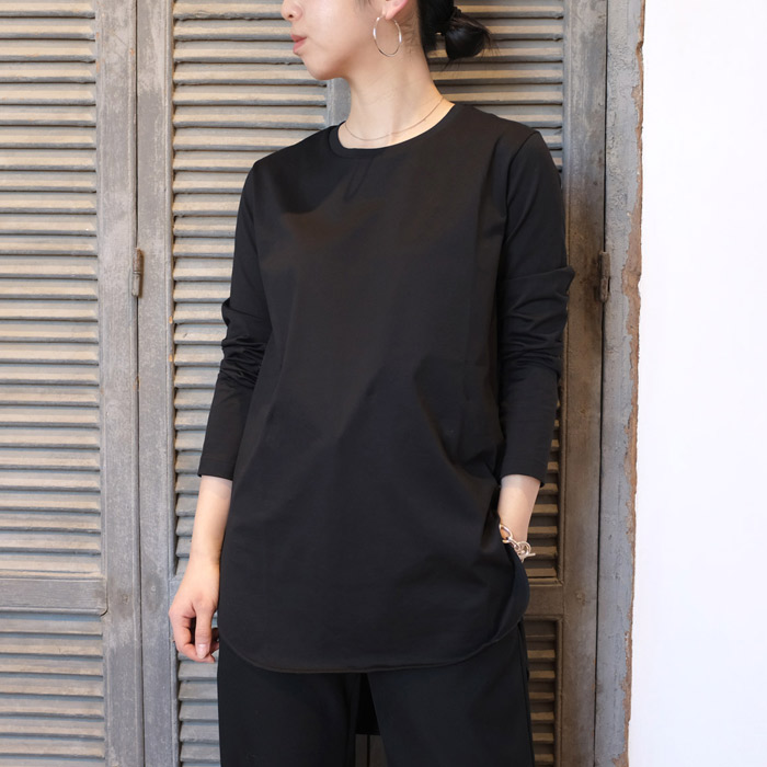 ATON エイトン SUVIN 60/2 LONG SLEEVE ROUND-HEM T-SHIRT【全5色】