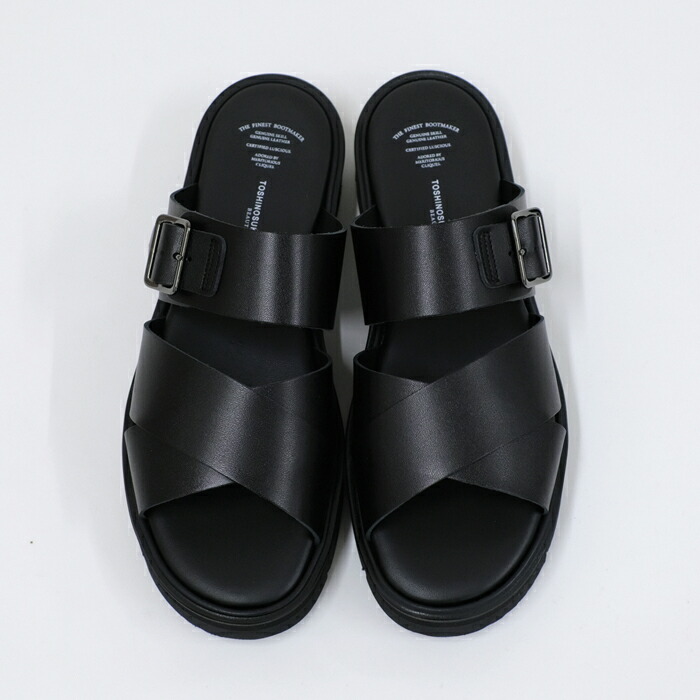 【未使用級】ビューティフルシューズ ストラップシューズ 24㎝ 黒 BEAUTIFUL SHOES (ビューティフルシューズ) T-STRAP GLOXI CUT THICK