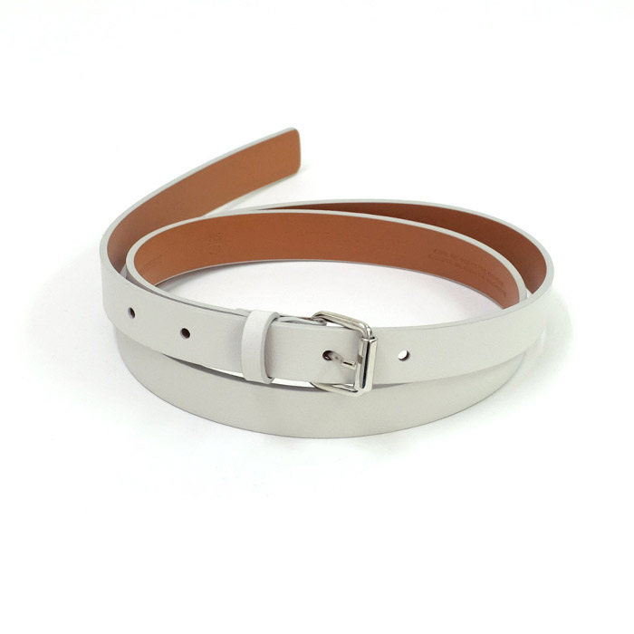 SOFIE D'HOORE Solid color nappa leather belt|LICAVOU select