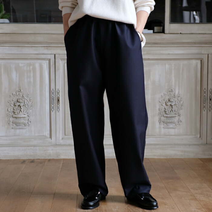 SOFIE D'HOORE ウール サルエルパンツ 美品 SOFIE D'HOORE 24AW Loose fit w-drawstring light worsted wool