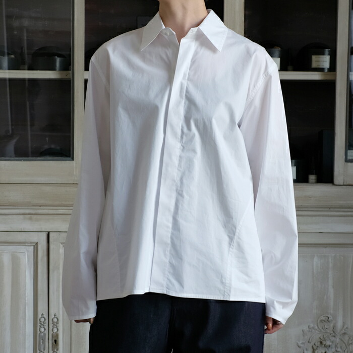 SOFIE D'HOORE 25AW コットンポプリンロングスリーブブラウス｜LICAVOU select