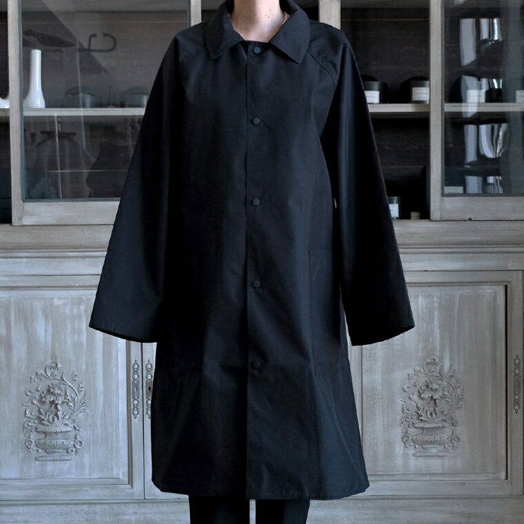 SOFIE D\u0027HOORE 26SS long raglan sleeve coat front patch pockets nylon canvas taffeta water-repellent【全2色】