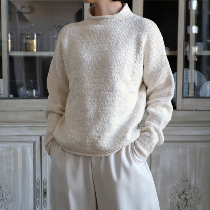 【アウトレット】 LAUREN MANOOGIAN RAW ROLL NECK
