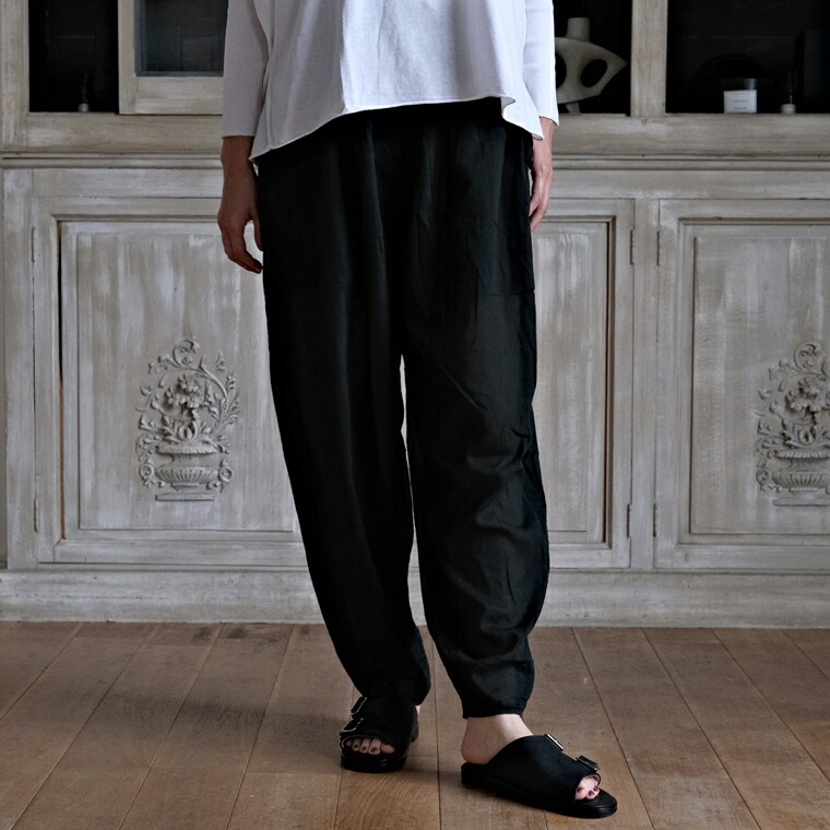 KristenseN DU NORD 26SS CREPE COTTON SILK Balloon pants