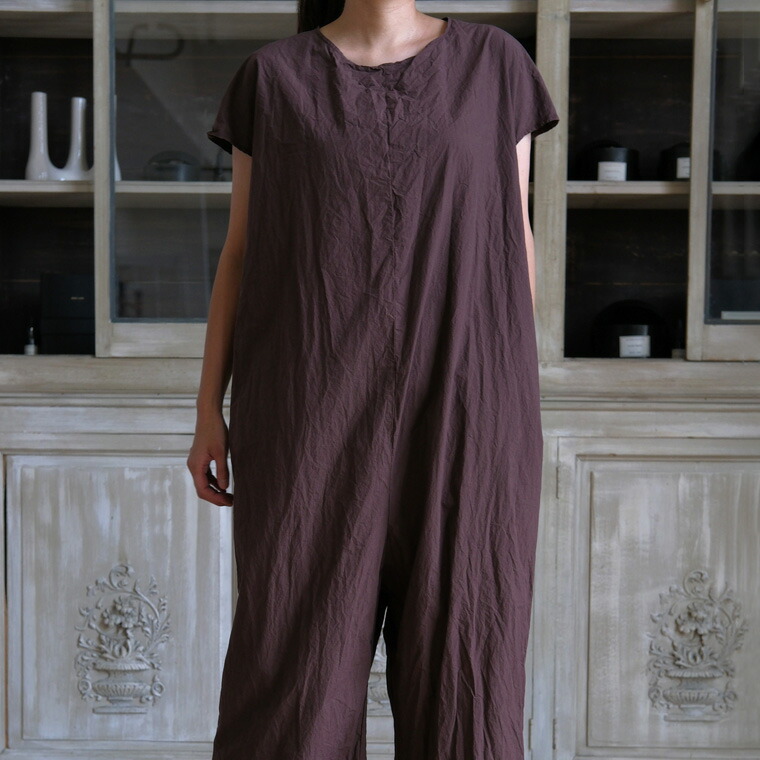ALBUM DI FAMIGLIA 26SS  SLEEVELESS JUMPSUIT TC【全2色】