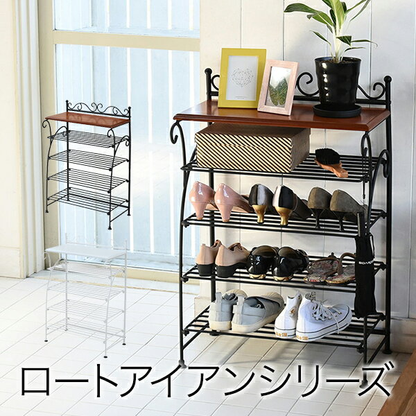 レトロ　アンティーク　アイアンローズシューズラック iri-0055-thum-01.jpg