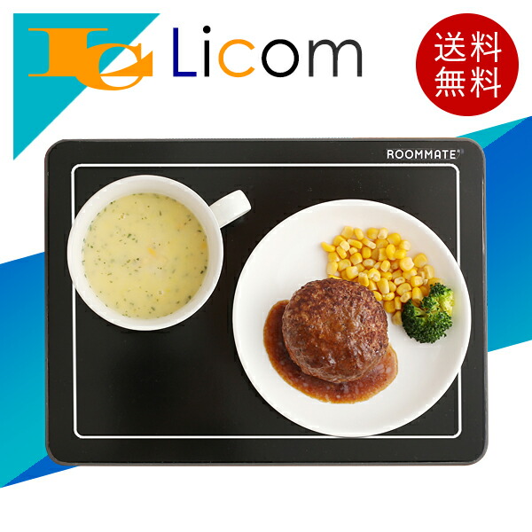 【数量限定】ホームビュッフェプレート・ネオ 料理の保温用プレート ディッシュヒーター 保温プレート 薄型 軽量 小型 コンパクト お手入れかんたん キッチン家電 おしゃれ ブラック