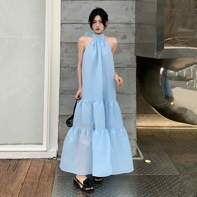 春 コーデ レディース ファッション オシャレ カワイイ シンプル きれいめ ナチュラル 上品カジュアル 婦人服 バカンス バケーション ドレス ロング 旅行 海辺