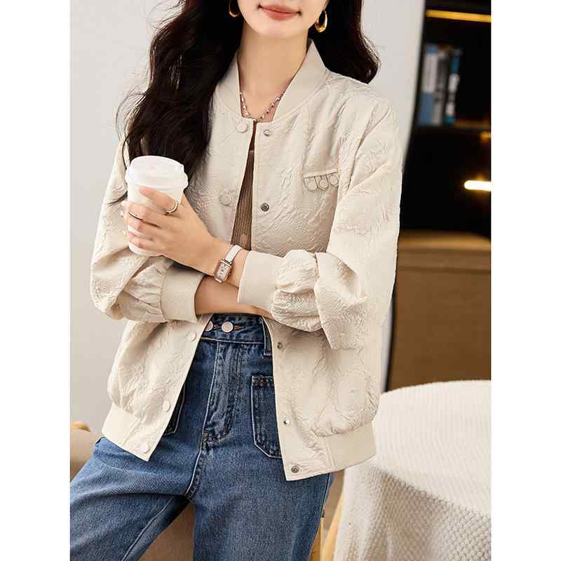 春 コーデ レディース ファッション オシャレ カワイイ シンプル きれいめ ナチュラル 上品カジュアル 婦人服 ベース ジャケット カジュアル シンプル 快適 トップス