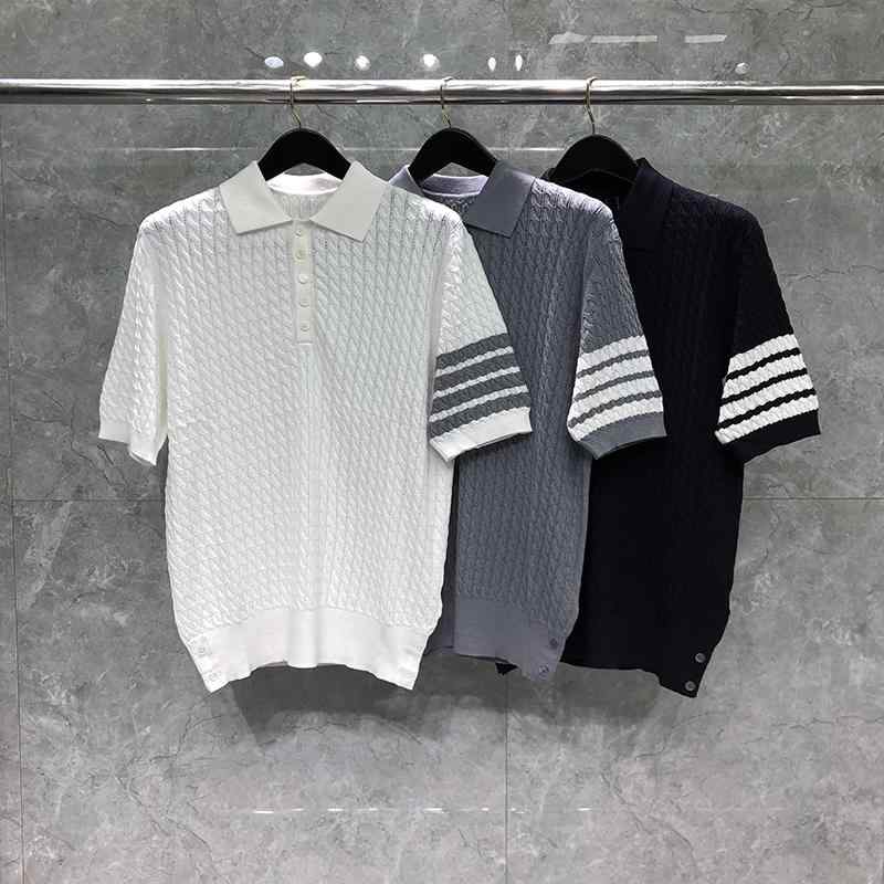 メンズ 流行り物 服 用 オシャレ 分かりやすい 成年者 かっこいい 表どおり 夏コーデ  半袖 ポロ プルオーバー 編み物 T 心地よい 半袖