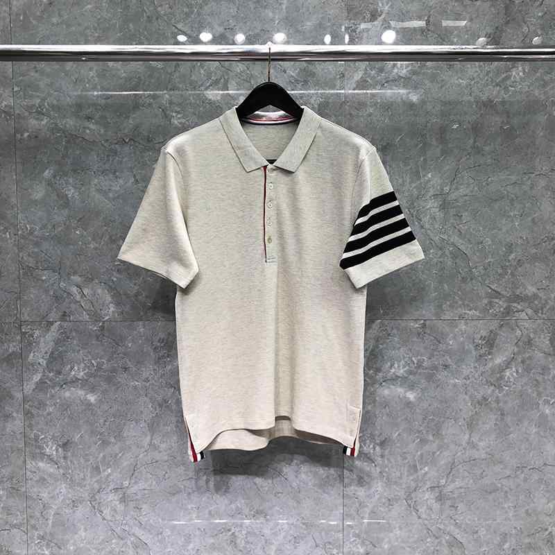 メンズ ファッション 服 用 オシャレ シンプル 大人 かっこいい ストリート 夏コーデ ビジネス ワーク ポロ シャツ 黒 コットン ハイエンド 半袖 ハイエンド T