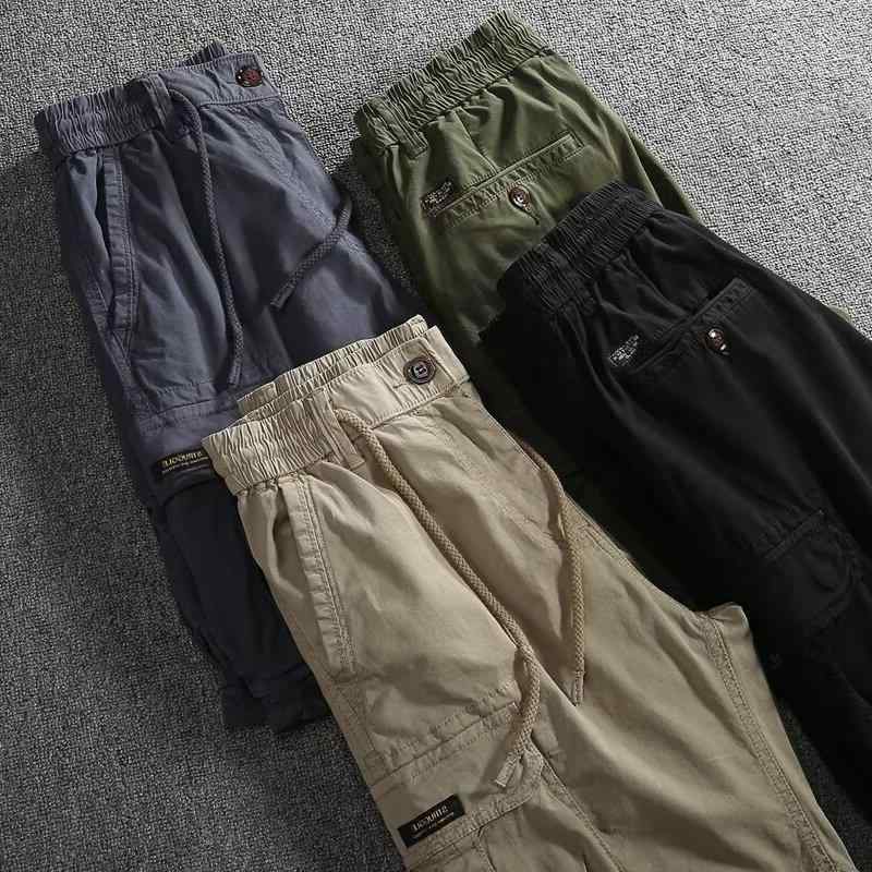 メンズ パンツ 男性用 5分丈 ワイド ノンストレッチ 軽量 レジャー マルチポケット