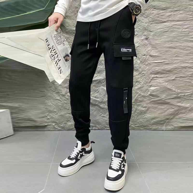 秋 冬 コーデ メンズ 服 分かりやすい 流行り物 オシャレ 成年者 かっこいい 途轍も無い大きさ 表どおり 成人男性服 刷り上げる ズボン下 黒 下げ札 心地よい ズボン