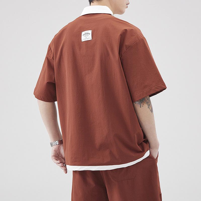 秋 冬 コーデ メンズ 服 分かりやすい 流行り物 オシャレ 成年者 かっこいい 途轍も無い大きさ 表どおり 成人男性服 速乾 ポロ 色合い ファスナー ティーシャツ 上衣 心地よい 半袖 プルオーバー