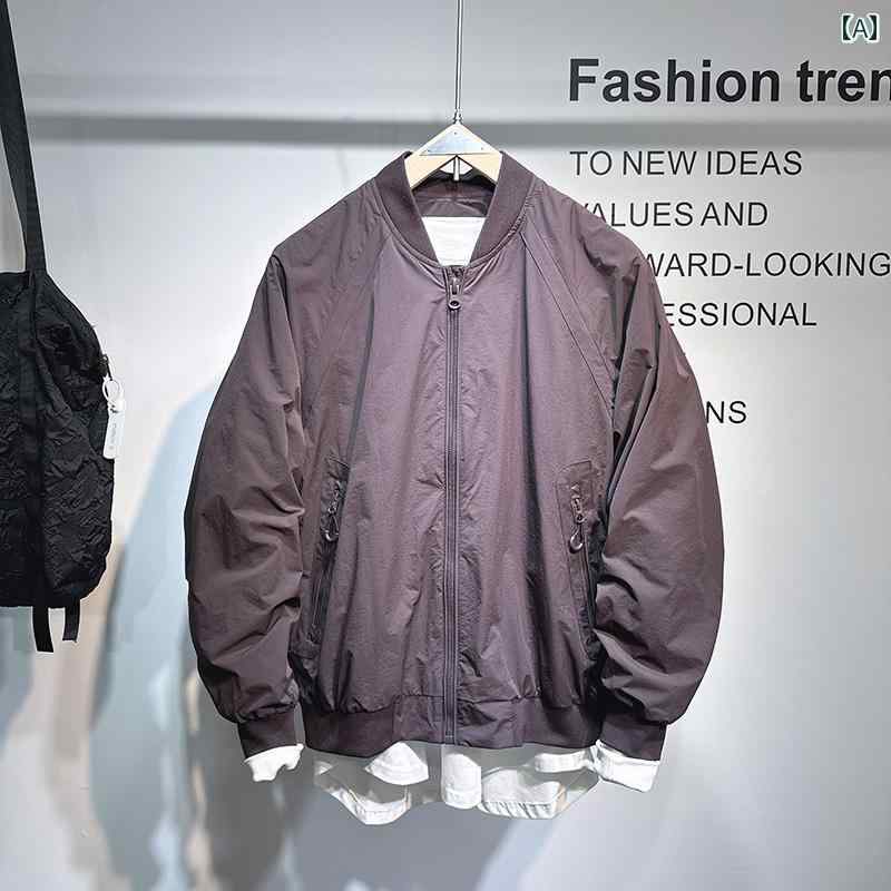 メンズ ファッション オシャレ 男性用 シンプル 大人 かっこいい カジュアル ストリート ヒップホップ HipHop ジャケット 春 ジャケット トップス