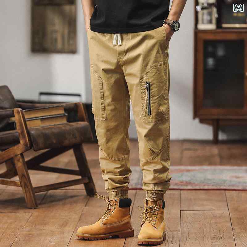 メンズ ファッション オシャレ 男性用 シンプル 大人 かっこいい カジュアル ストリート ヒップホップ HipHop アメカジ ワークウェア パンツ 春 ルーズ ヘビー パンツ 春 スタイル 7,170円