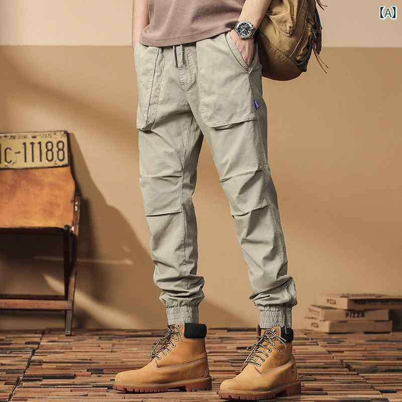 メンズ ファッション オシャレ 男性用 シンプル 大人 かっこいい カジュアル ストリート ヒップホップ HipHop 春夏 パンツ アウトドア ワークウェア パンツ スポーツ パンツ 6,894円