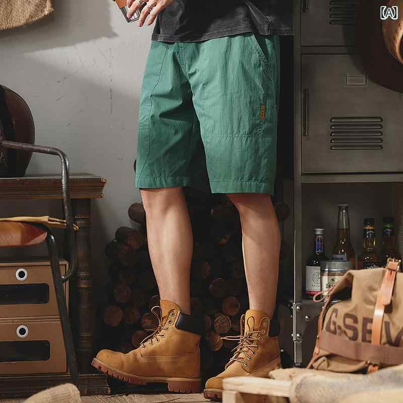 メンズ ファッション オシャレ 男性用 シンプル 大人 かっこいい カジュアル ストリート ヒップホップ HipHop 速乾 ショーツ 夏 ルーズ ハーフパンツ 薄手 パンツ