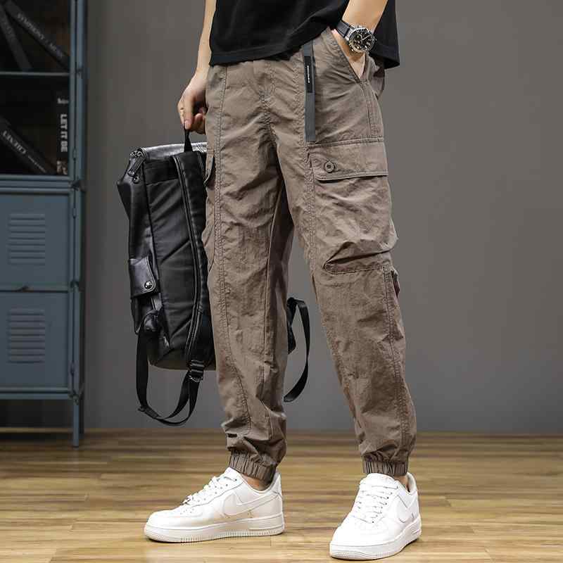 メンズ ファッション オシャレ 男性用 シンプル 大人 かっこいい カジュアル ストリート ヒップホップ HipHop アメカジ アウトドア 速乾 夏 アサルト パンツ ルーズ レッグ パンツ