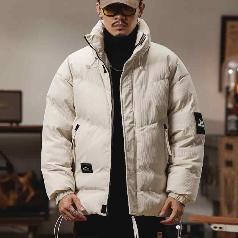 メンズ 成人男性用 流行り物 オシャレ 分かりやすい 成年者 かっこいい 表どおり 御居処跳ねる HipHop 綿 服 アメリカン レトロ 上衣 照明ランプ色合い 綿 服