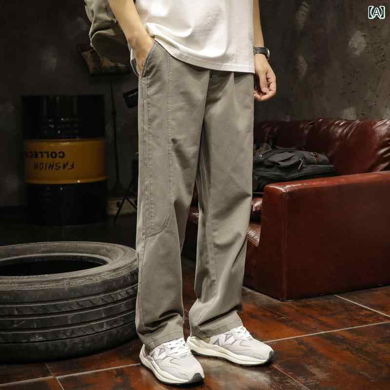 メンズ 男性用 ファッション オシャレ シンプル 大人 かっこいい ストリート ヒップホップ HipHop 春秋 ストレート ゆったり サイズ アサルト パンツ アメリカン カジュアル パンツ