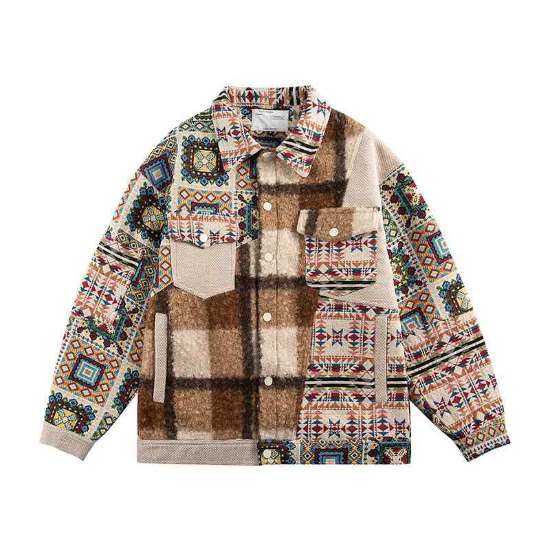 メンズ 流行り物 服 用 オシャレ 分かりやすい 成年者 かっこいい 途轍も無い大きさ 表どおり 成人男性服 民族風 上衣 ユニ一発やる ゆったり 心地よい