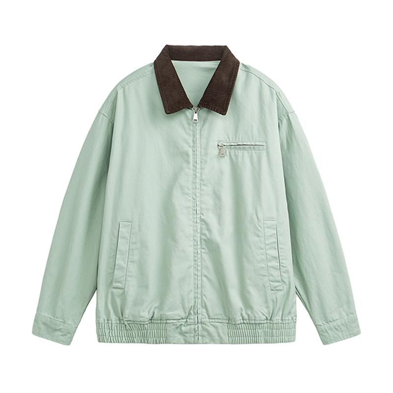 メンズ ファッション 服 用 オシャレ シンプル 大人 かっこいい 大きいサイズ ストリート 紳士服 アメリカン レトロ ヴィンテージ デトロイト ワーク ジャケット ウォッシュド キャンバス ジャケット
