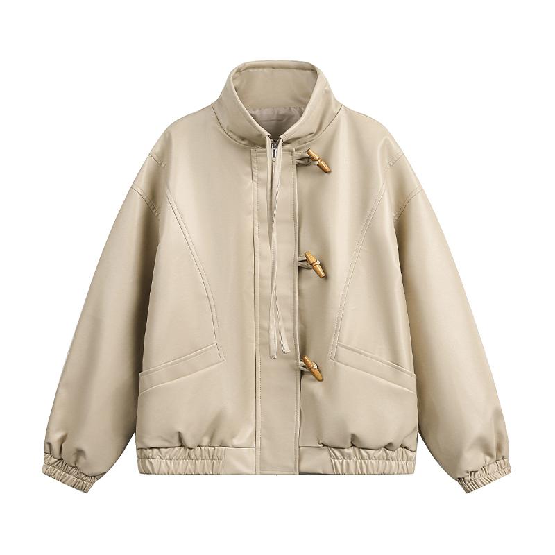 メンズ 流行り物 服 用 オシャレ 分かりやすい 成年者 かっこいい 馬鹿でかい大きさ 表どおり 成人男性服 アメリカン レトロ PUなめし革 唐人笛名取り草 照明ランプ色つや PUなめし革 上衣 自動自転車 上衣