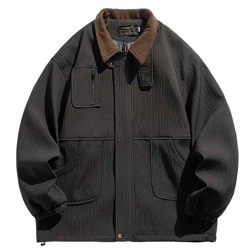 メンズ 流行り物 服 用 オシャレ 分かりやすい 成年者 かっこいい 途轍も無い大きさ 表どおり 成人男性服 レトロ ヴィンテージ 細工物 上衣 分かりやすい 風合い